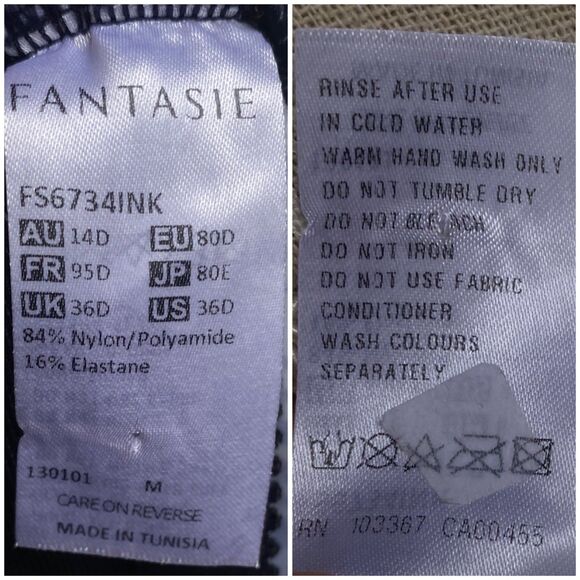 Fantasie Cup fitting Underwire Tankini Swim Top US 36D UK 80D Tropical Vacation - Picture 6 of 14